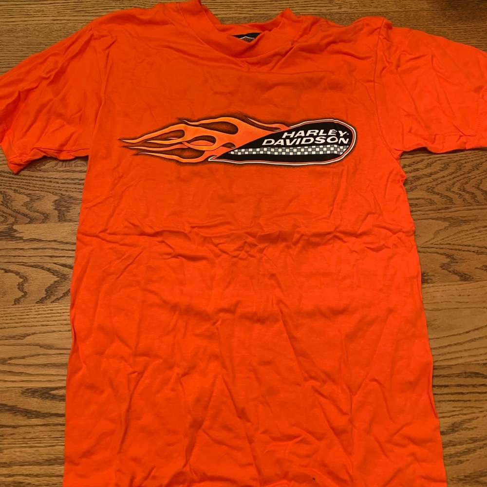 1998 short sleeve mens medium Skagit Harley Davidson shirt